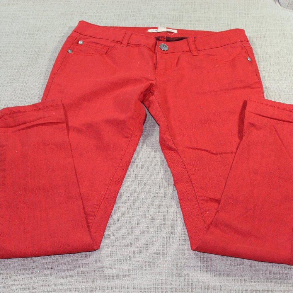 Vintage Y2K Forever 21 Size 26 Denim Red Jeans